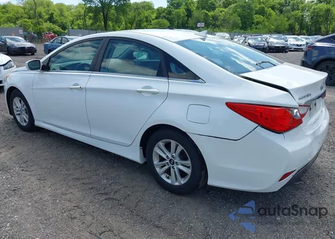 2014 Hyundai Sonata Gls from USA, damaged, VIN 5NPEB4AC2EH864820